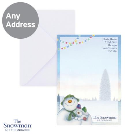 Personalised The Snowman & The Snowdog Stationery Set Extra Image 3